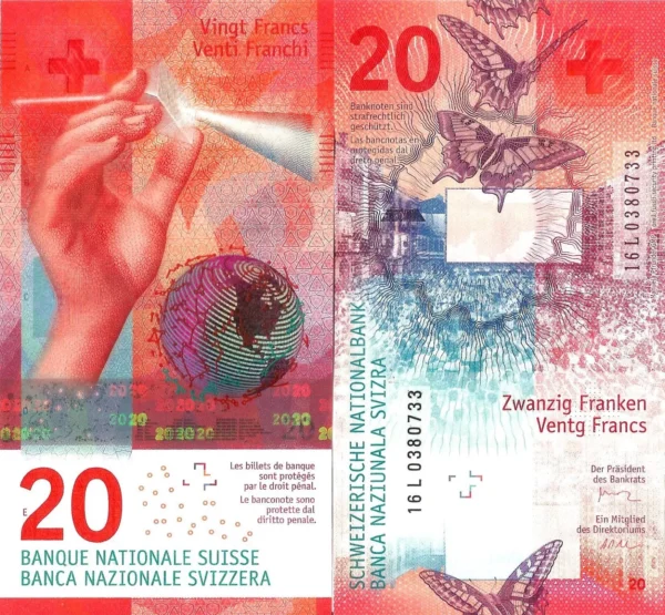 Swiss 20 Francs