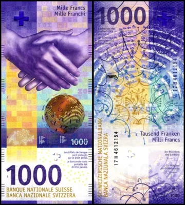 Swiss 1000 Francs